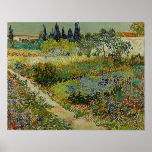 Poster Vincent van Gogh - Jardin à Arles