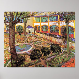 Poster Vincent Van Gogh - Jardin De L'Hôpital À Arles