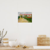Poster Vincent van Gogh - Jardin devant le Mas Debray (Cuisine)