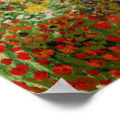 Poster Vincent van Gogh - Jardin en fleurs (Coin)
