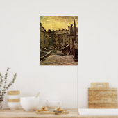 Poster Vincent van Gogh, Jardins de vieilles maisons, Anv (Cuisine)