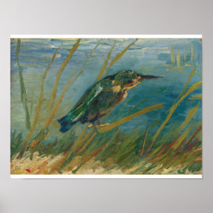 Poster Vincent Van Gogh - Kingfisher by the Waterside