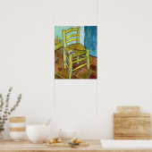 Poster Vincent van Gogh - La Chaise de Van Gogh (Cuisine)