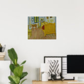Poster Vincent van Gogh - La chambre (Bureau à domicile)