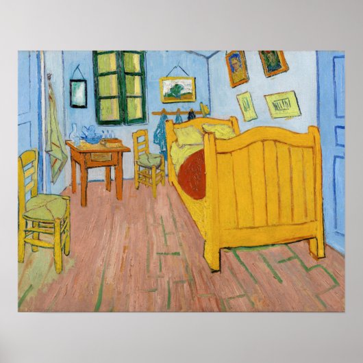 Poster Vincent Van Gogh - La chambre de Vincent à Arles (Devant)