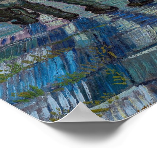 Poster Vincent van Gogh - La cour de la prison (Coin)