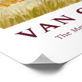 Poster Vincent van Gogh La Crau près d'Arles Art Imprimer (Coin)