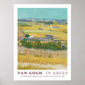 Poster Vincent van Gogh La Crau près d'Arles Art Imprimer (Devant)