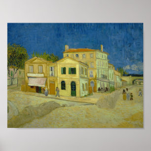 Poster Vincent van Gogh - La Maison Jaune (`La Rue')