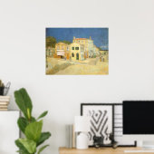 Poster Vincent van Gogh - La Maison Jaune (La Rue) (Bureau à domicile)