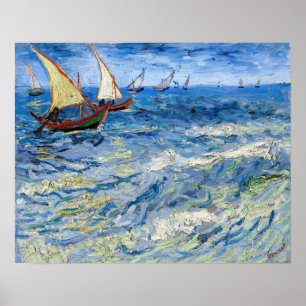 Poster Vincent van Gogh - La mer aux Saintes-Maries