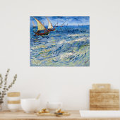Poster Vincent van Gogh - La mer aux Saintes-Maries (Cuisine)