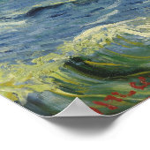 Poster Vincent van Gogh - La mer près des Saintes (Coin)