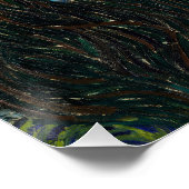 Poster Vincent Van Gogh La Nuit étoilée (Coin)