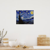 Poster Vincent Van Gogh - La nuit étoilée (Cuisine)