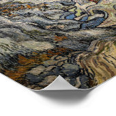 Poster Vincent Van Gogh La peinture d'art de la ravine Im (Coin)