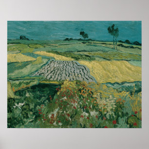 Poster Vincent van Gogh - La plaine d'Auvers