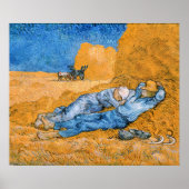 Poster Vincent van Gogh - La Sieste (Devant)