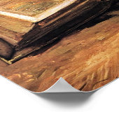 Poster Vincent Van Gogh - La Vie Toujours Avec La Bible (Coin)