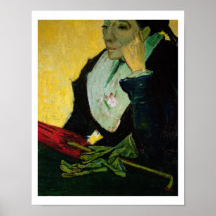 Poster Vincent van Gogh   L'Arlesienne, détail, 1888