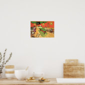Poster Vincent Van Gogh - Le Café de nuit à Arles (Cuisine)