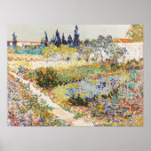 Poster Vincent van Gogh Le jardin à Arles 1888 Peinture (Devant)