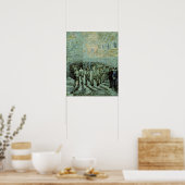 Poster Vincent van Gogh | Le Jardin de l'exercice (Cuisine)