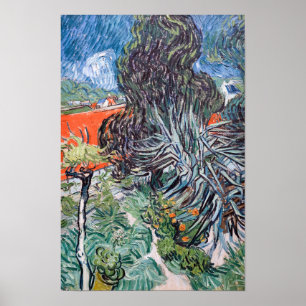Poster Vincent van Gogh - Le jardin du docteur Gachet