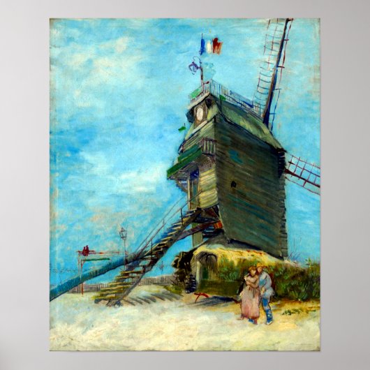 Poster Vincent van Gogh Le Moulin de la Galette (Devant)