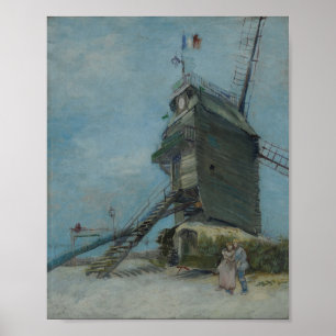 Poster Vincent van Gogh - Le Moulin de la Galette