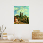 Poster Vincent van Gogh, Le Moulin de la Galette 3, (Cuisine)