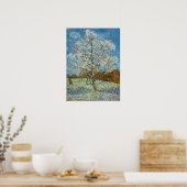 Poster Vincent van Gogh Le Peach Tree Rose (Cuisine)