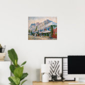 Poster Vincent van Gogh - Le Restaurant de la Sirene (Bureau à domicile)