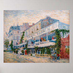 Poster Vincent van Gogh - Le Restaurant de la Sirene