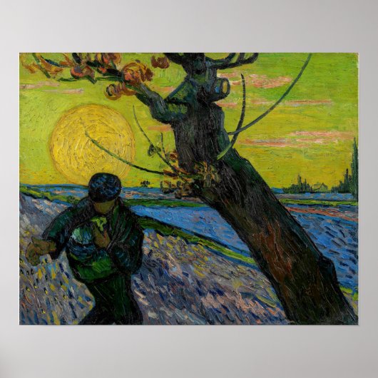 Poster Vincent van Gogh - Le Semeur (Devant)