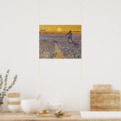 Poster Vincent van Gogh - Le Semeur au soleil couchant (Cuisine)