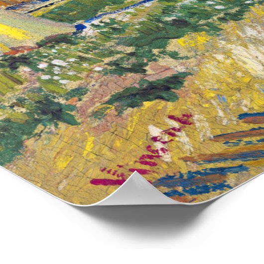 Poster Vincent van Gogh - Le Train Bleu (Coin)