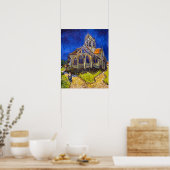Poster Vincent van Gogh - L'église d'Auvers (Cuisine)