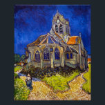 Poster Vincent van Gogh - L'église d'Auvers<br><div class="desc">L'église d'Auvers / l'Eglise à Auvers-sur-oise par Vincent Van Gogh en 1890</div>