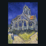 Poster VINCENT VAN GOGH - L'église d'Auvers 1890<br><div class="desc">VINCENT VAN GOGH - L'église d'Auvers 1890 Huile sur toile; reproduction</div>