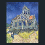 Poster Vincent van Gogh | L'église d'Auvers-sur-Oise<br><div class="desc">L'église d'Auvers-sur-Oise,  1890 | par Vincent van Gogh | Lieu de l'art : Musée d'Orsay,  Paris,  France | Artiste néerlandais | Numéro de collection d'images : XIR33823</div>