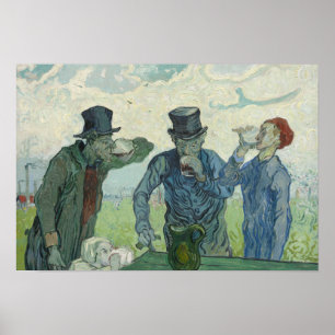 Poster Vincent van Gogh - Les buveurs