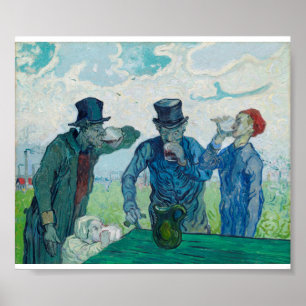 Poster Vincent Van Gogh - Les buveurs
