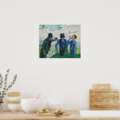Poster Vincent van Gogh - Les Buveurs, d'après Daumier (Cuisine)