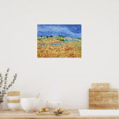 Poster Vincent van Gogh - Les champs / Plaine à Auvers (Cuisine)