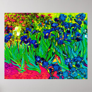 Poster Vincent Van Gogh - Les Iris - Amoureux des Fleurs