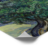 Poster Vincent van Gogh - Les oliviers (Coin)