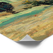 Poster Vincent van Gogh | Maison Blanche à la Nuit, 1890 (Coin)