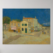 Poster Vincent Van Gogh, Maison Jaune, Rue (Devant)