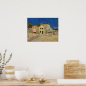 Poster Vincent van Gogh - Maison Jaune / Rue (Cuisine)